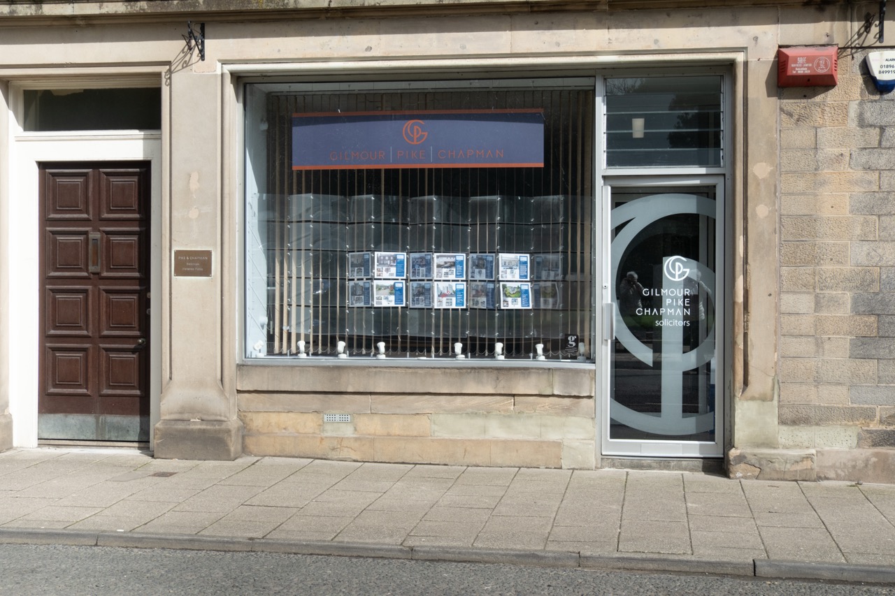 Gilmour Pike and Chapman Galashiels Office